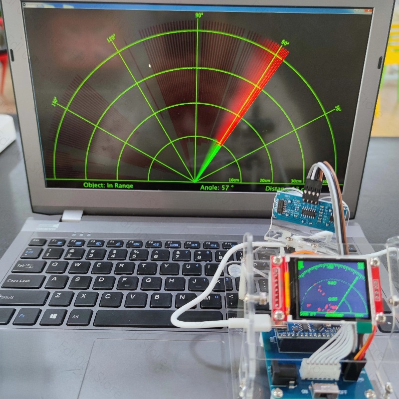 Sensor Kit Arduino - DIY Ultrasonic Radar Scanning Kit for