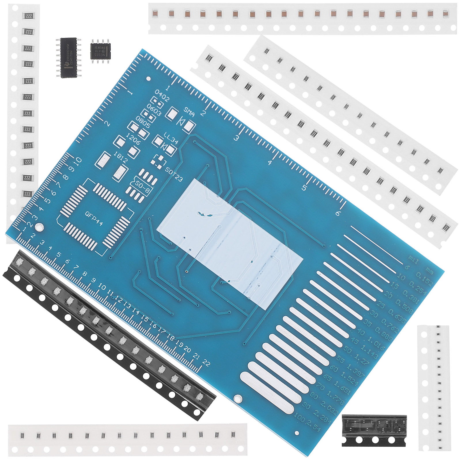 Electronics Project Kit - 1Set Soldering Practice Kit Pcb Board