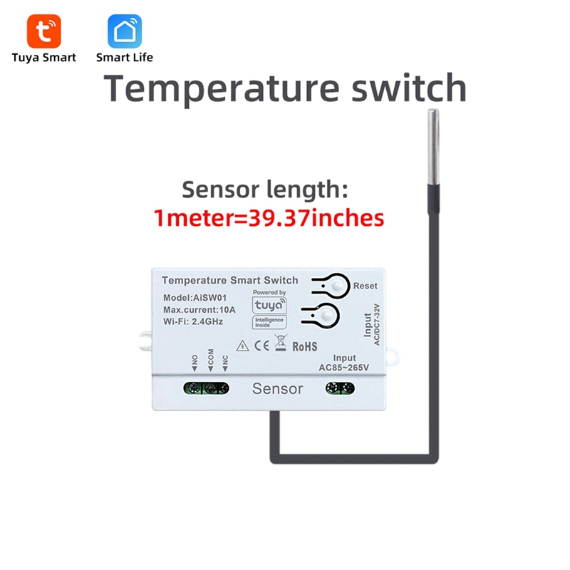 Tuya WiFi Temperature Switch S - огляд і ціна Wifi Thermostat