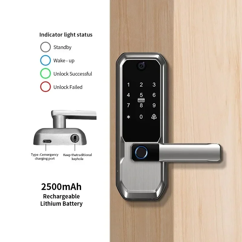 Tuya WiFi Smart Door Lock With - огляд і ціна Smart Door Lock Wifi
