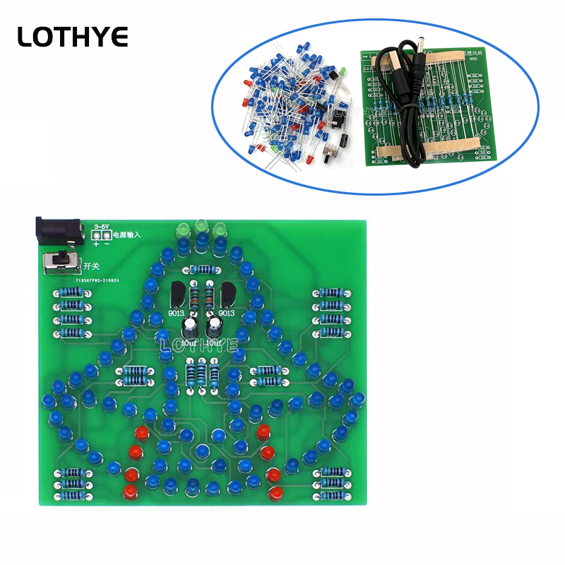 DC 3-5V LED Light Swing Wind C - огляд і ціна Electronics Project Kit