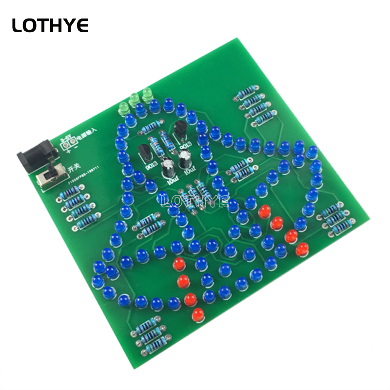 DC 3-5V LED Light Swing Wind C - огляд і ціна Electronics Project Kit