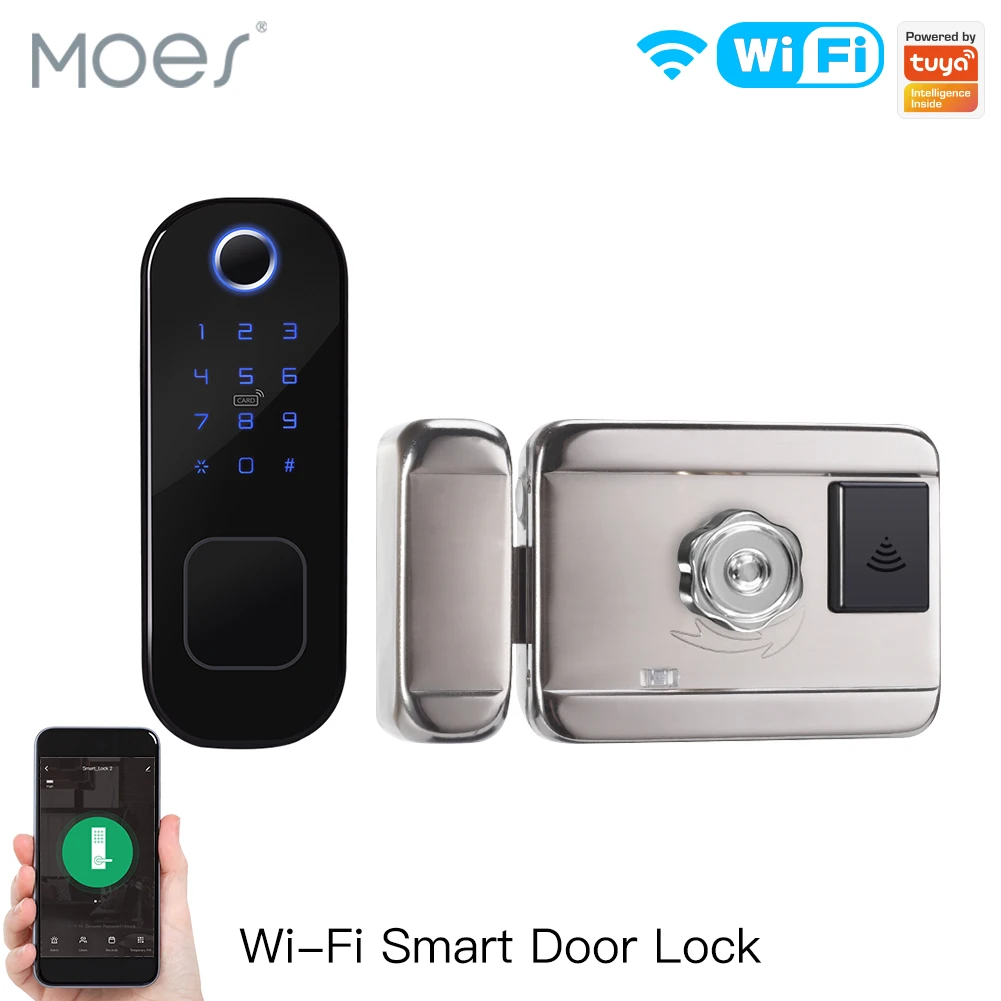MOES WiFi Tuya Smart Lock Door - огляд і ціна Smart Door Lock Wifi
