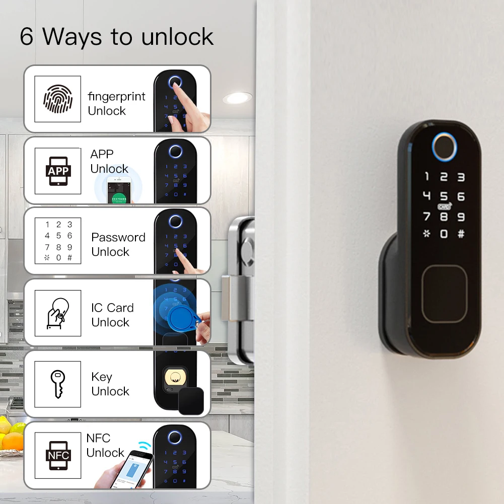 MOES WiFi Tuya Smart Lock Door - огляд і ціна Smart Door Lock Wifi