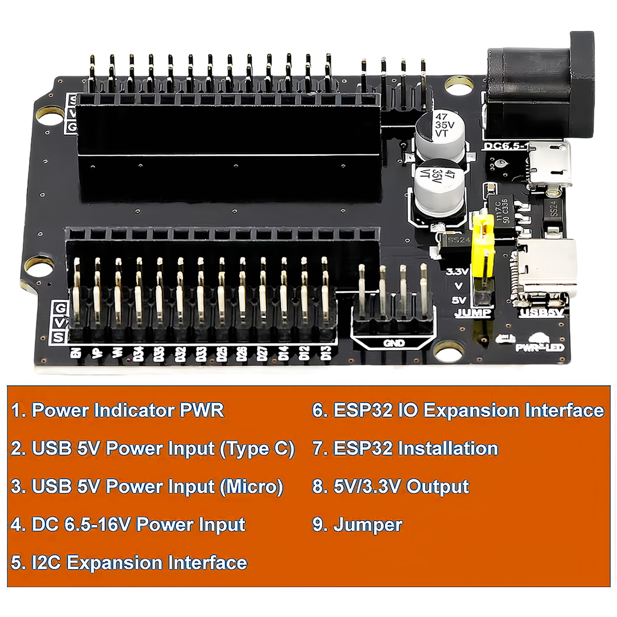 ESP32-WROOM-32 Expansion Devel - огляд і ціна Esp32 Smart Home Kit