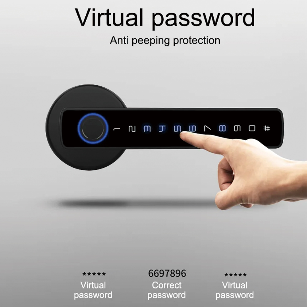 TYSH Tuya Smart Automatic Secu - огляд і ціна Smart Door Lock Wifi