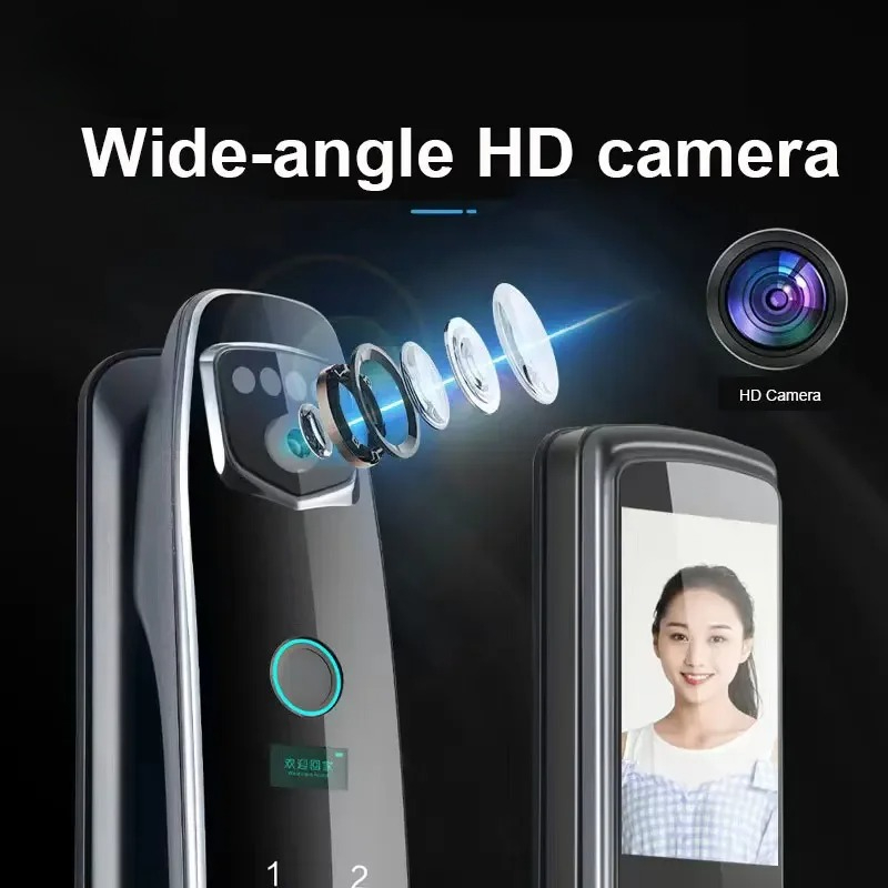 3D Face Recognition Smart Pass - огляд і ціна Smart Door Lock Wifi