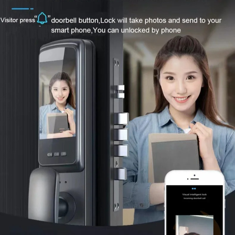 3D Face Recognition Smart Pass - огляд і ціна Smart Door Lock Wifi