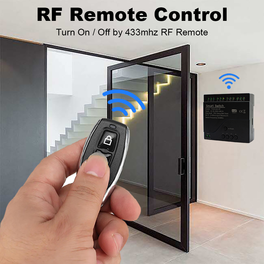 New 4CH Motor Smart Switch WIF - огляд і ціна Smart Light Switch Wifi