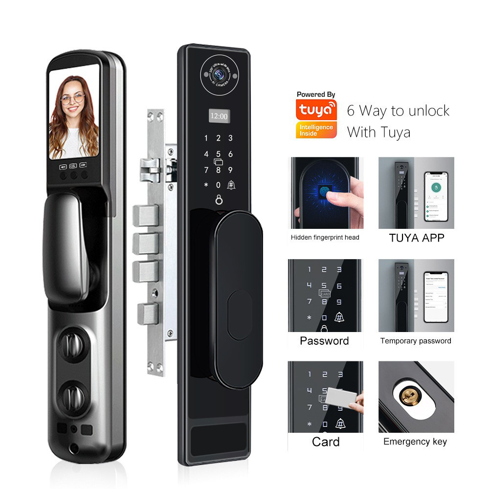 Automatic TUYA Wifi Cat Eye Ca - огляд і ціна Smart Door Lock Wifi