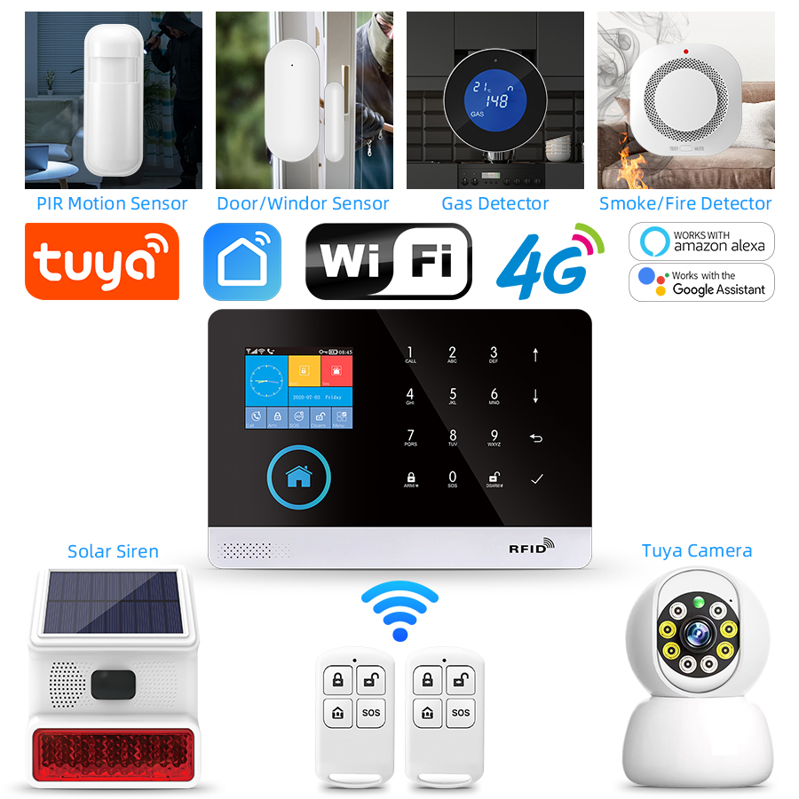 4G GSM Wifi Wireless Home Alar - огляд і ціна Smart Home Automation Kit
