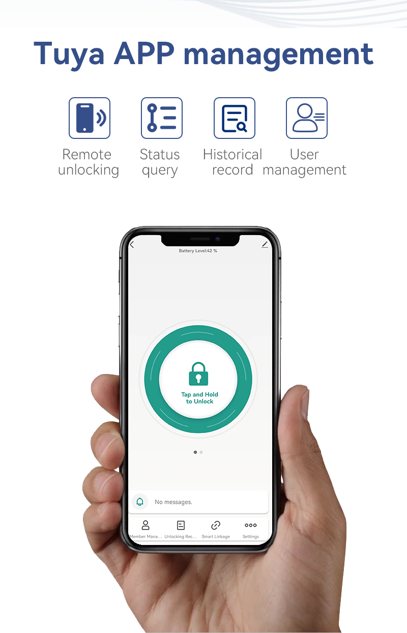 Slim Smart Lock Memory Card Wa - огляд і ціна Smart Door Lock Wifi