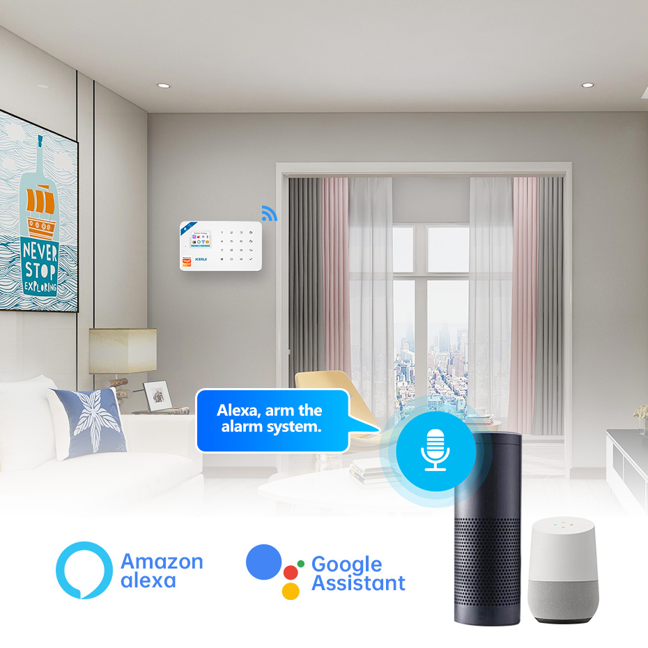 KERUI W181 Alarm System Panel  - огляд і ціна Smart Home Automation Kit