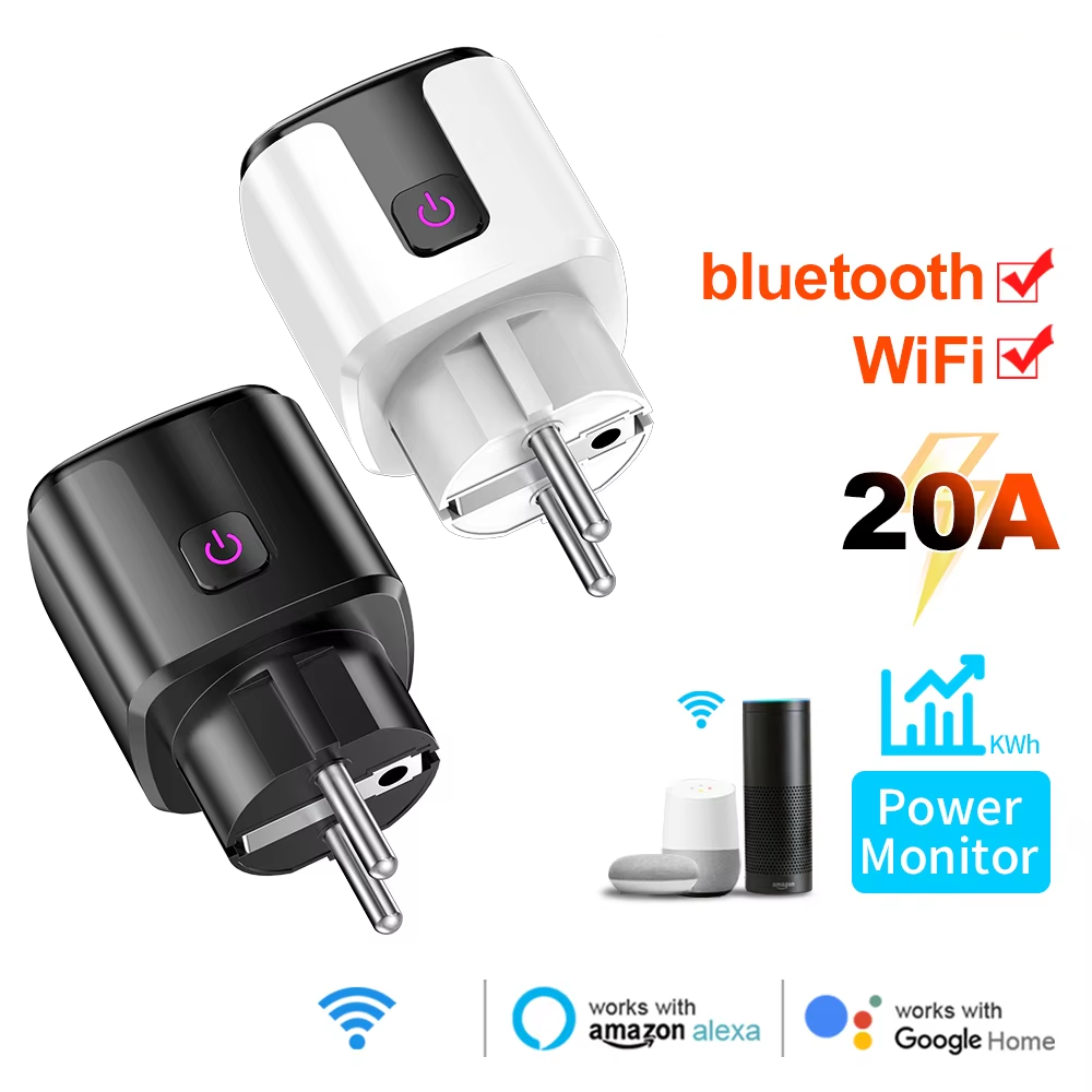 Smart 20A EU Plug WiFi+Bluetoo - огляд і ціна Wifi Smart Plug