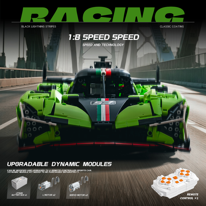 MOC Lamborghini SC63 WEC & IMS - огляд і ціна Stem Robotics Kit