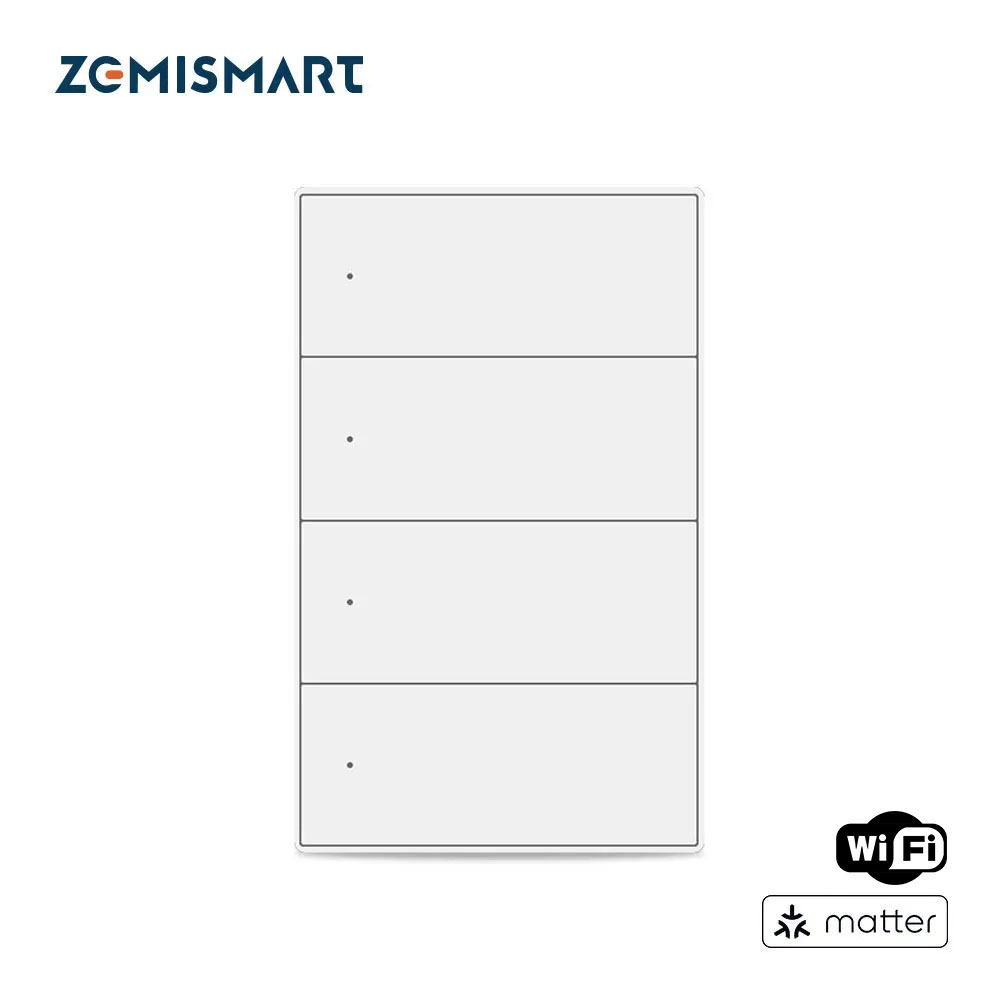Zemismart Matter WiFi US AU Sm - огляд і ціна Smart Light Switch Wifi