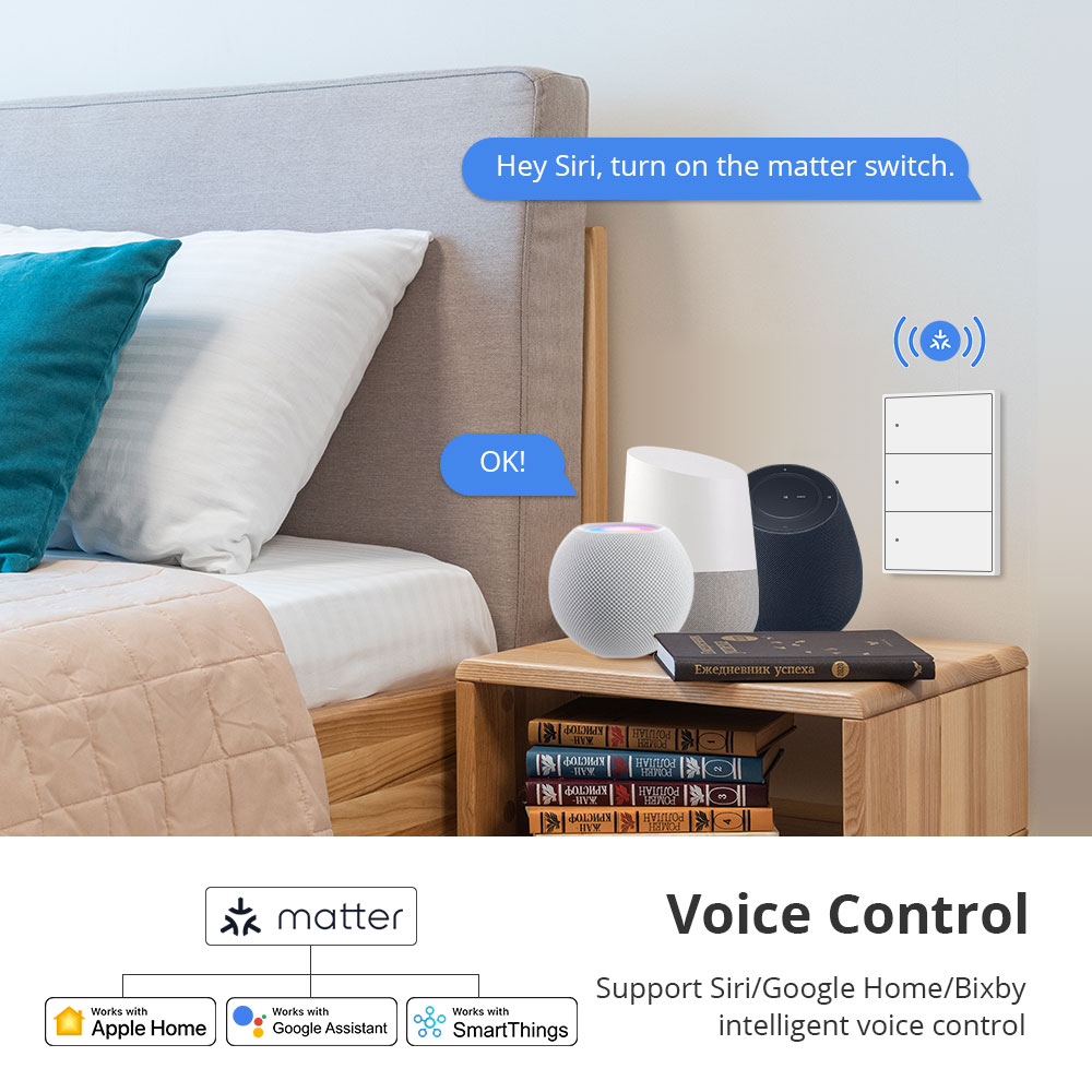 Zemismart Matter WiFi US AU Sm - огляд і ціна Smart Light Switch Wifi