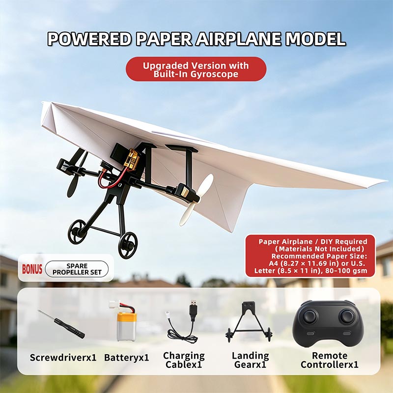 Rc Paper Airplane Kit With Gyr - огляд і ціна Microcontroller Kit