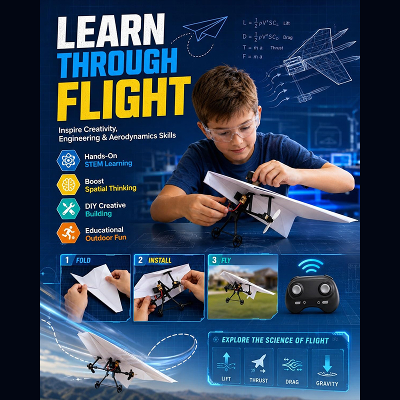 Rc Paper Airplane Kit With Gyr - огляд і ціна Microcontroller Kit