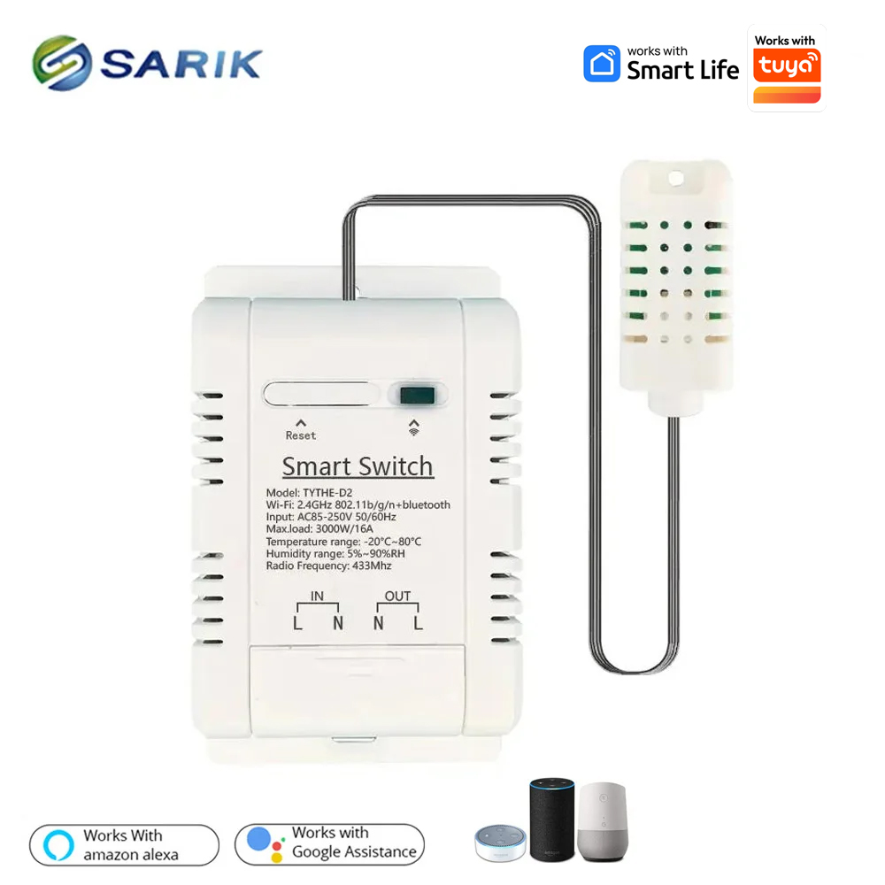 Work with Tuya 16A 3000W WiFi  - огляд і ціна Wifi Thermostat