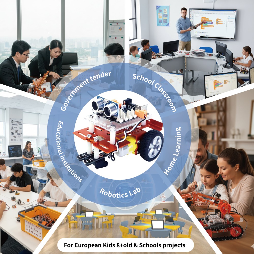 WEEEMAKE Senior Robotics Kit M - огляд і ціна Stem Robotics Kit