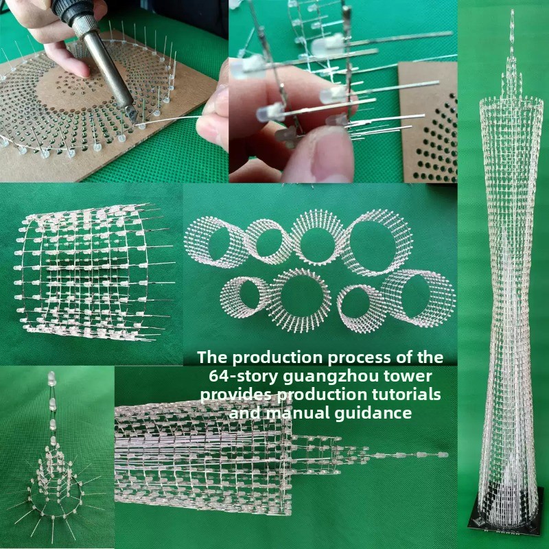 64 Layers Canton Tower DIY Ele - огляд і ціна Microcontroller Kit