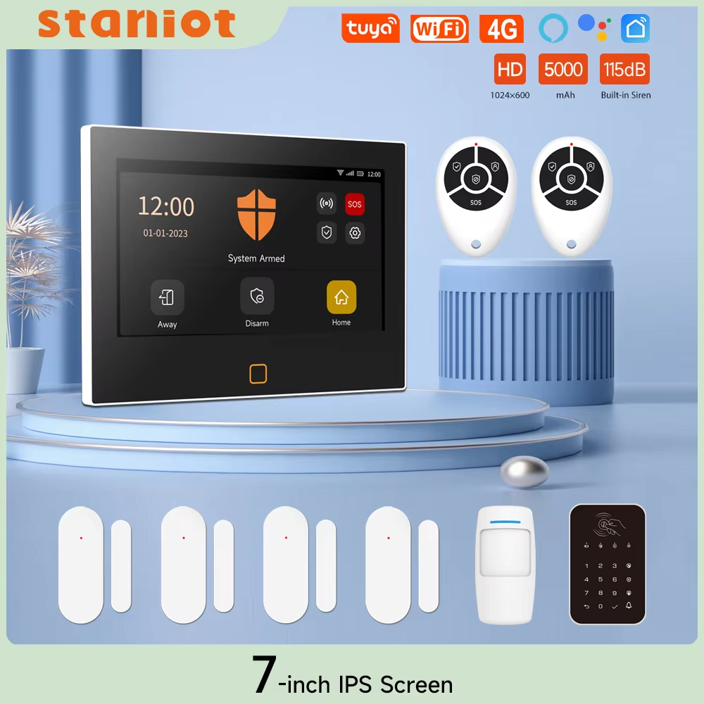 Staniot 7 inch HD Alarm System - огляд і ціна Smart Home Automation Kit